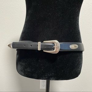 Leather western style belt size 38